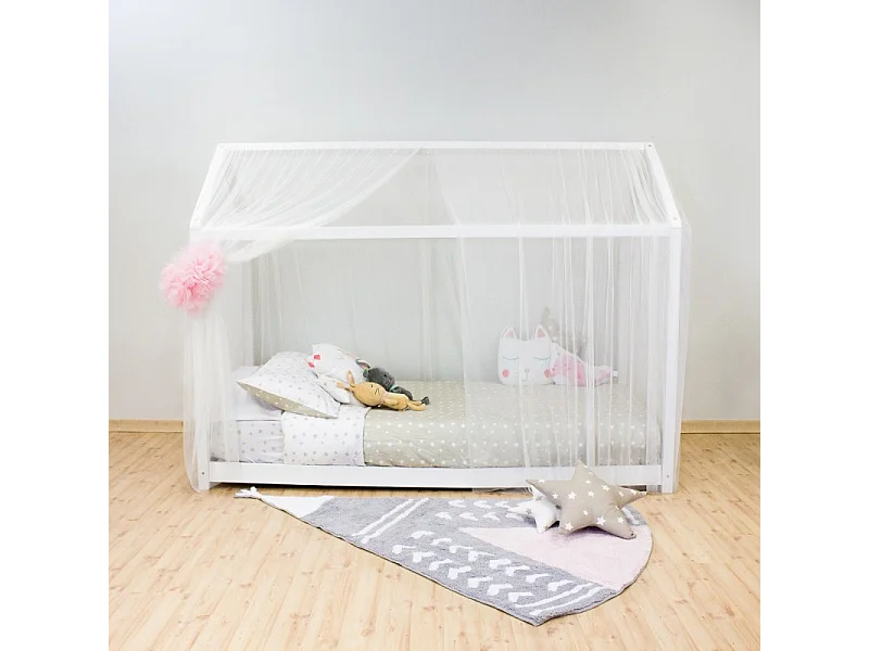 Cobertura para Swayer e Montessori tule branco 200x167cm