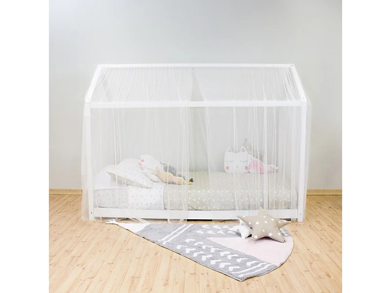 Cobertura para Swayer e Montessori tule branco 200x167cm