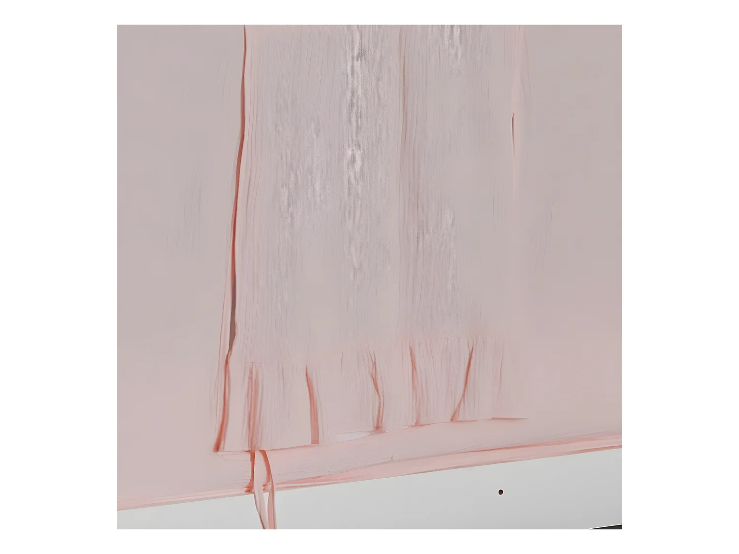 Techo para litera Montessori algodón rosa 90x196cm