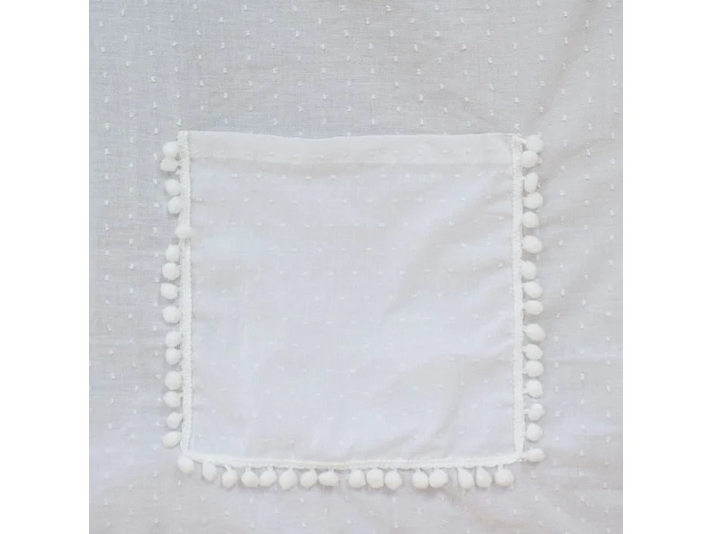 Hemel voor huisjesstapelbed katoen wit 70x198/154x133cm