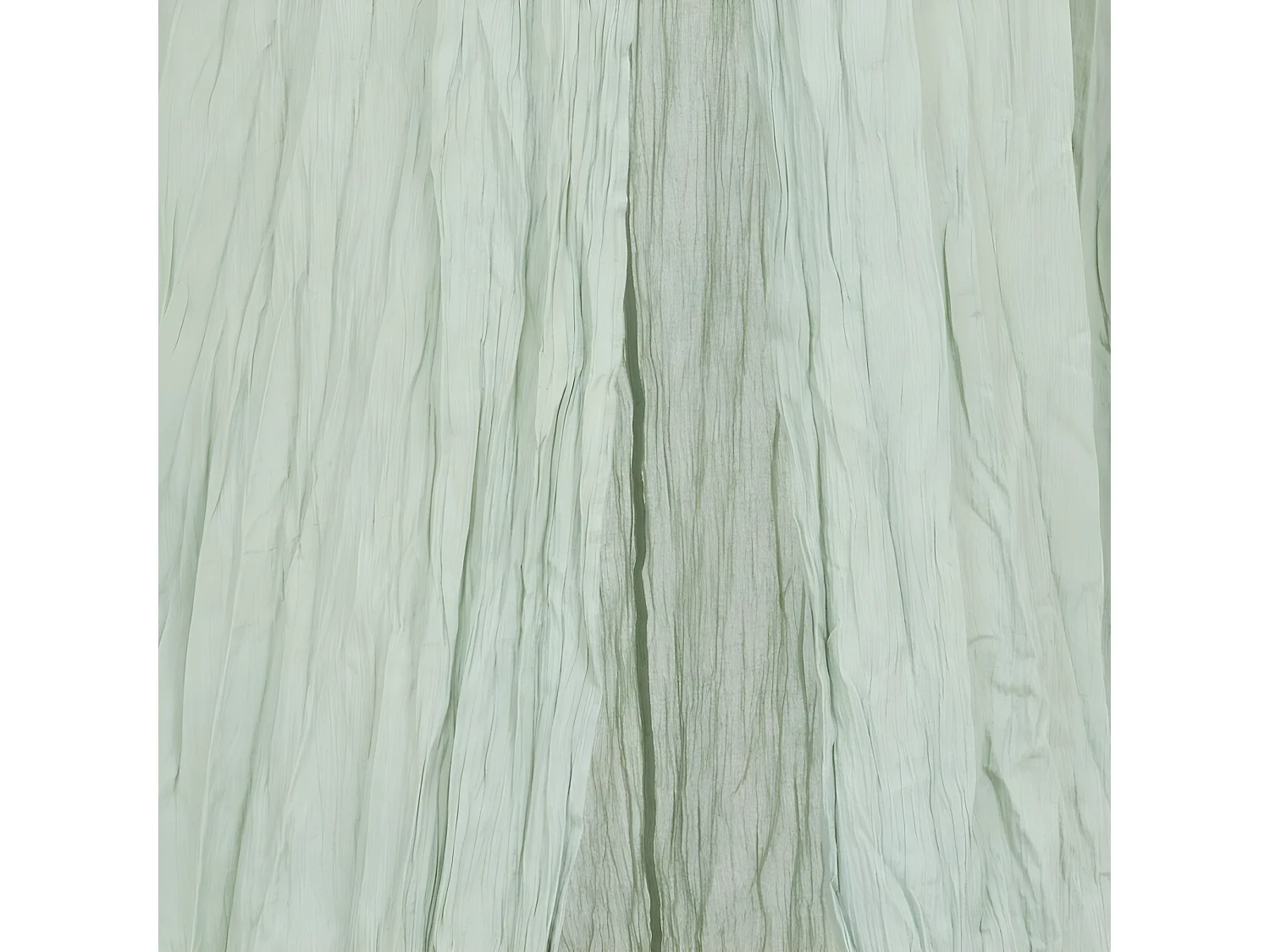 Ciel de lit en coton vert 350x250x50cm