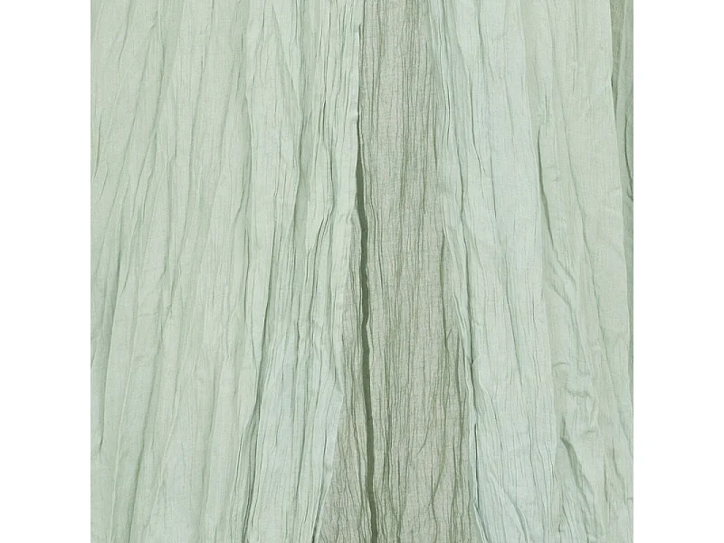 Ciel de lit en coton vert 350x250x50cm