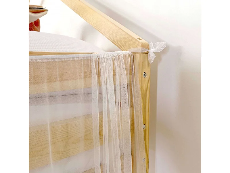 Techo para litera Happy Tul blanco 208x202x98cm
