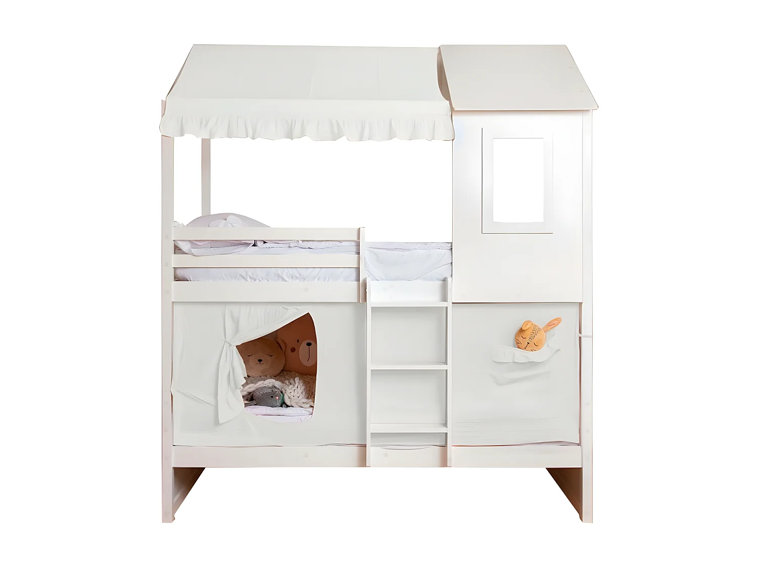 Betthimmel für Etagenbett Casita 105 Baumwolle 70x189/164x133cm