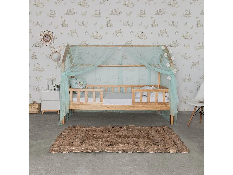 Baldacchino per Swayer e Montessori Tulle verde 200x167cm