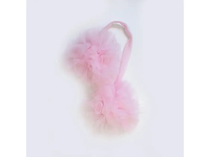 Pompons aus Tüll rosa 20x20x120cm