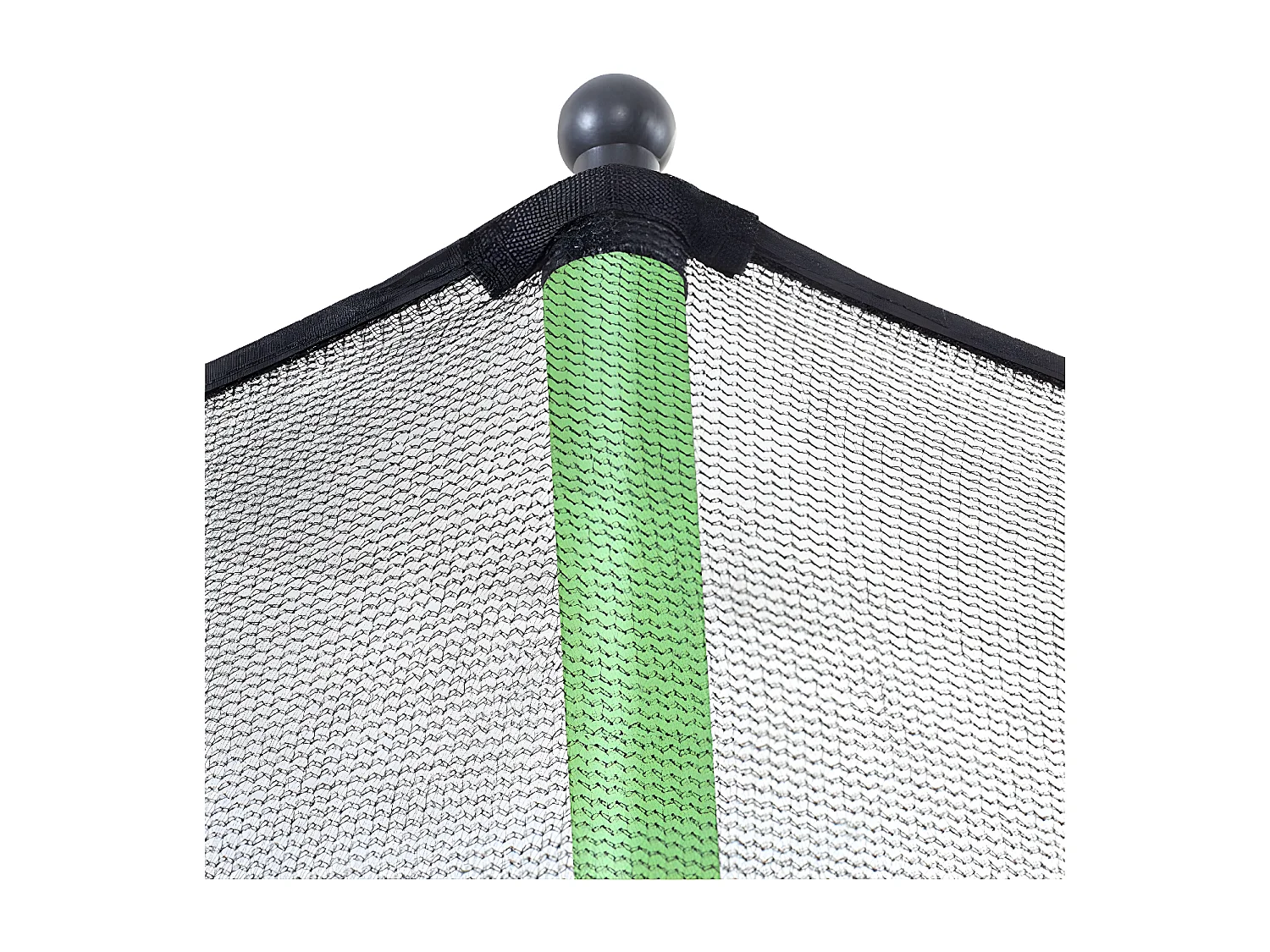 Trampoline " Yoopi " - Ø 2.44 m - Vert - avec filet + échelle + couverture + kit d'ancrage