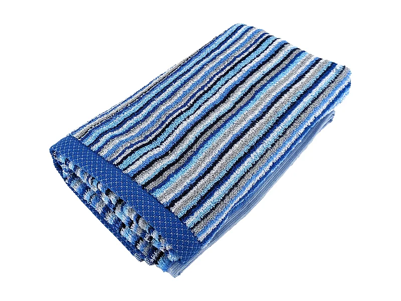 Serviette de toilette coton 500 g/m2 PURE STRIPES II bleu