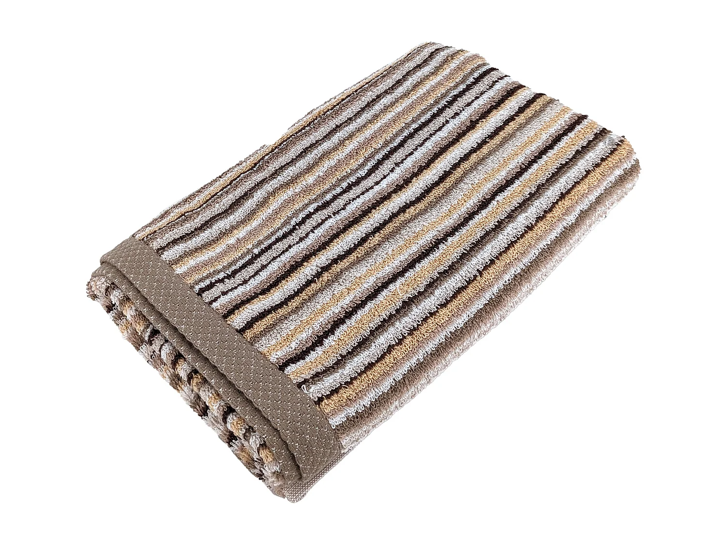 Serviettes de toilette coton 500 g/m2 PURE STRIPES II beige