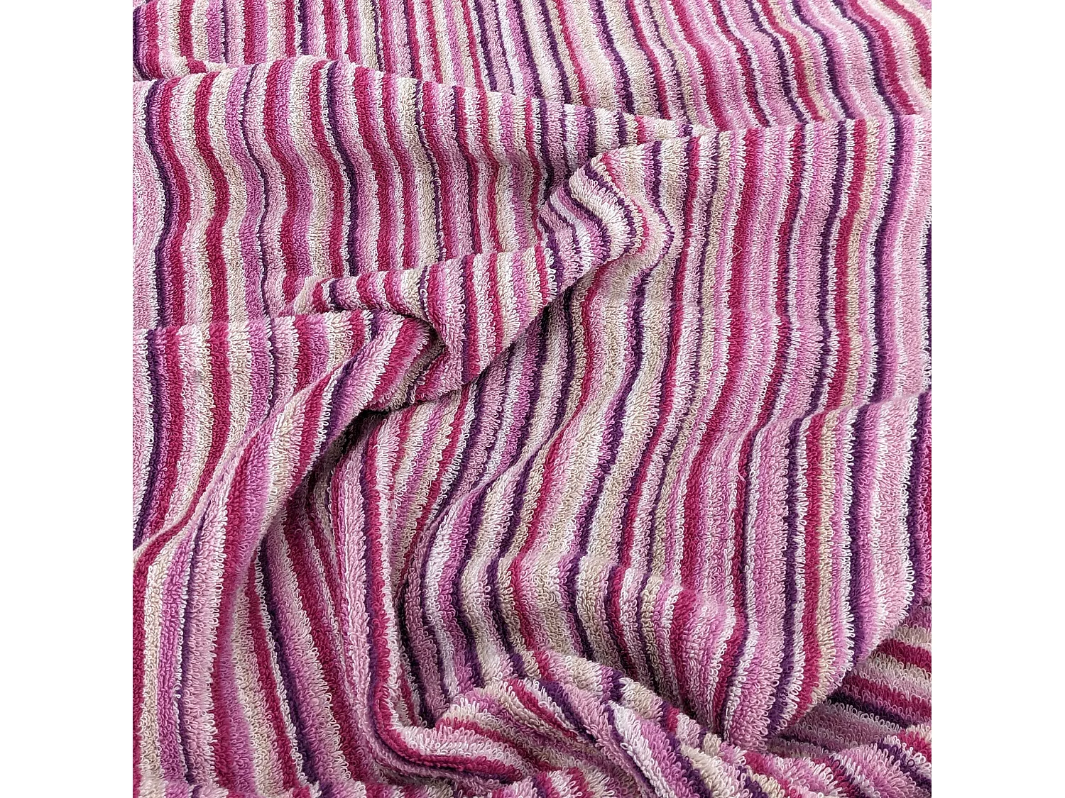 Serviette de toilette coton 500 g/m2 PURE STRIPES II rose