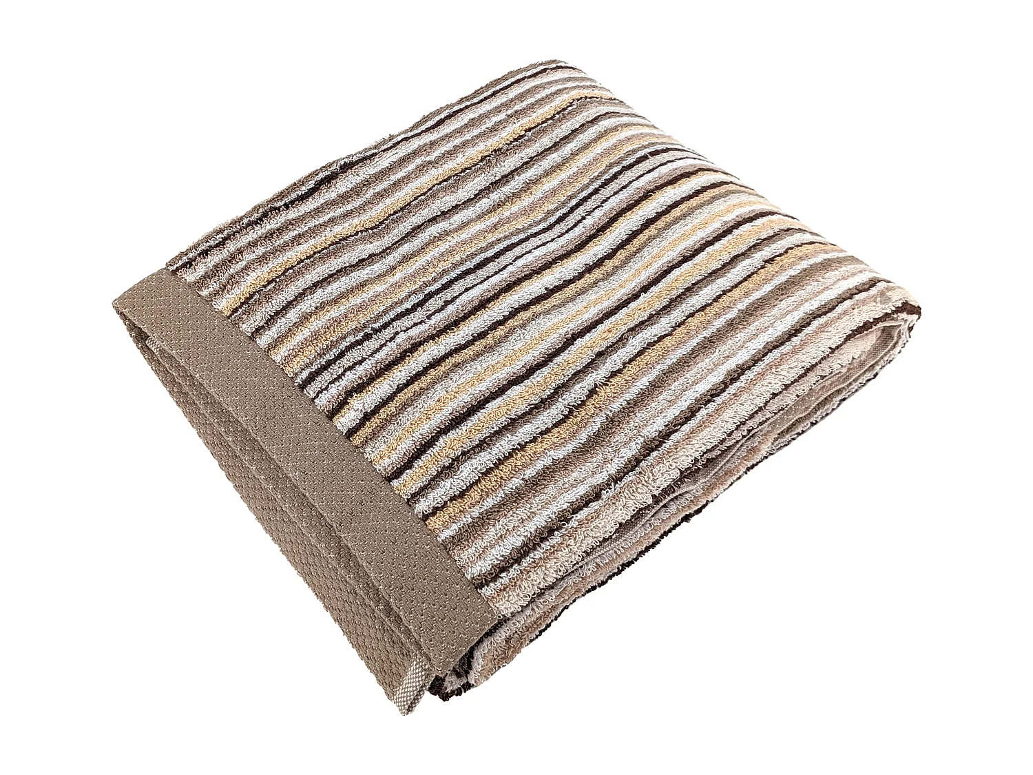 Drap de bain coton 500 g/m2 collection PURE STRIPES II Beige