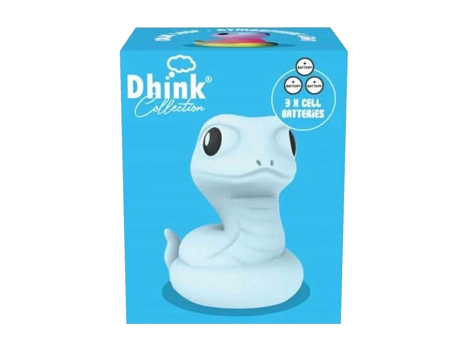 Veilleuse petit serpent à défilement de couleurs 9 cm