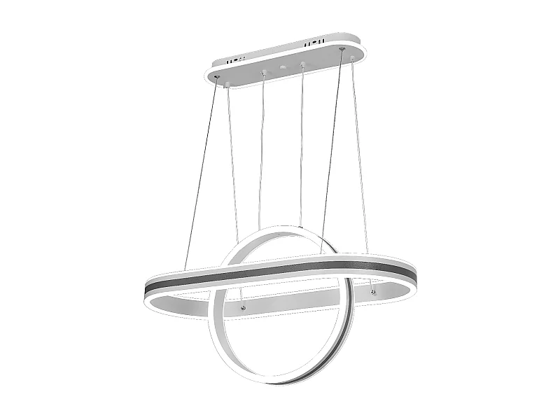 Lampara Modelo Alpes Gris Led Dimable 112w