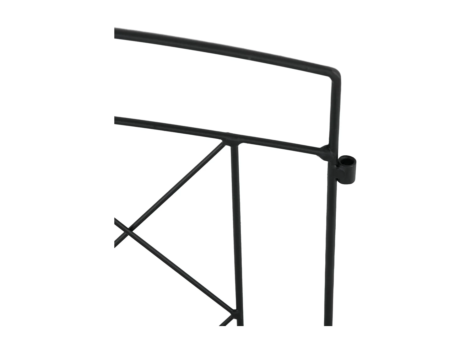 Lot de 5 panneaux de clôture de jardin métal noir