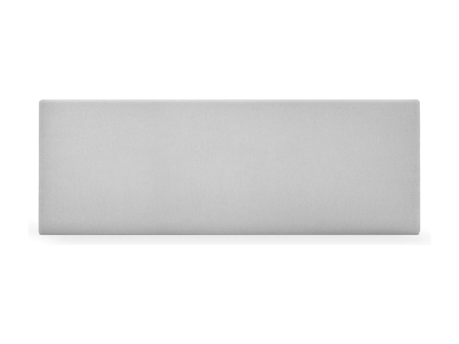 DHOME Tête de lit en tissu Aqualine lisse 135x50cm Lits 120/135 - Gris perle