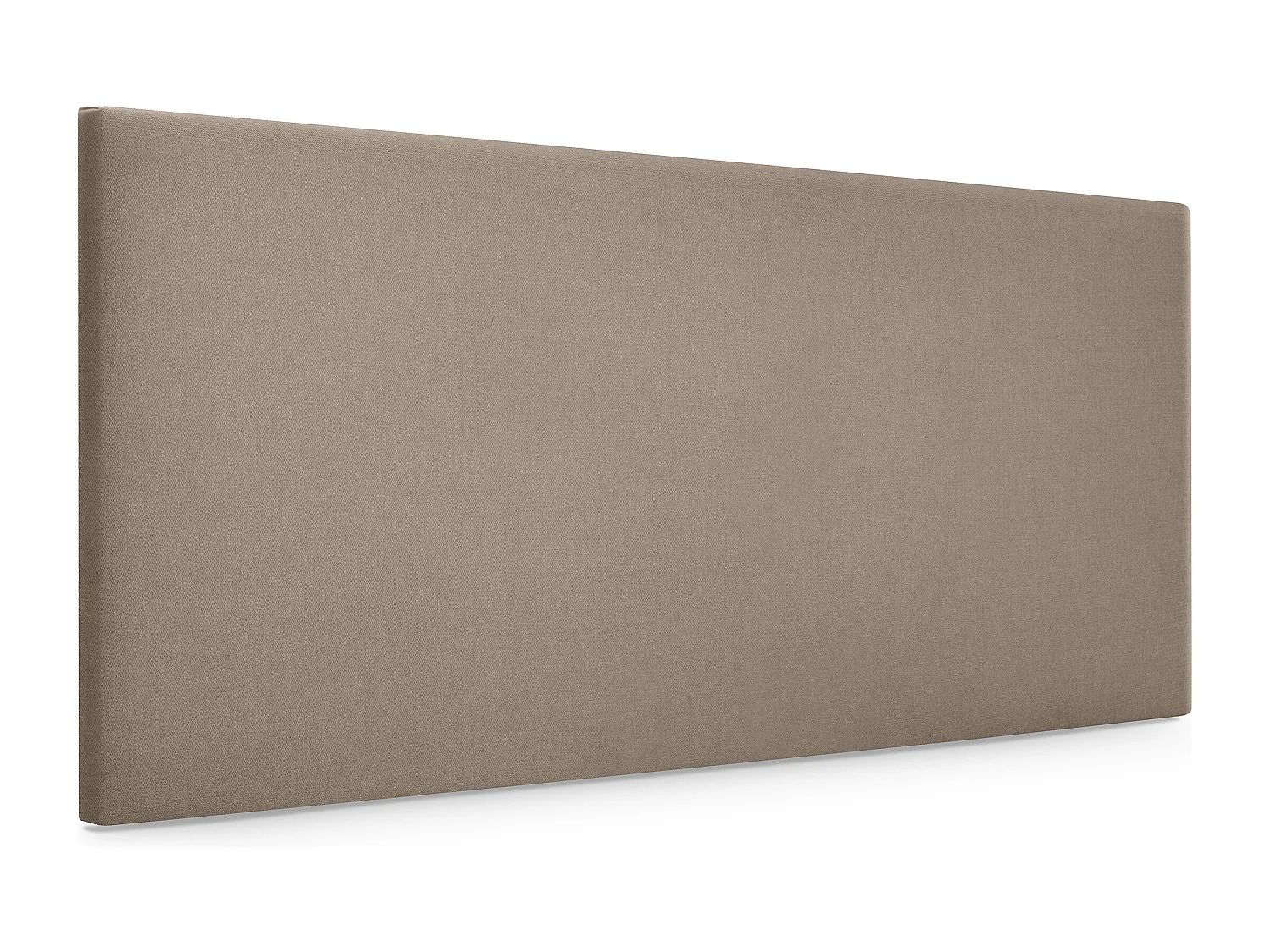 DHOME Tête de lit en tissu Aqualine lisse 110x50cm Lits 105 - Terre