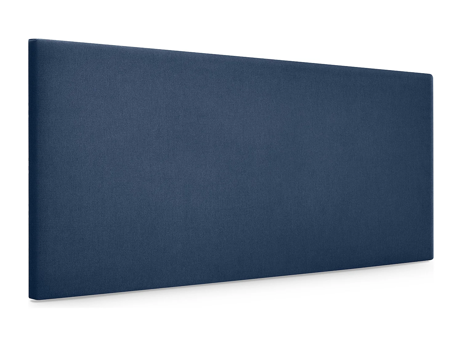 DHOME Tête de lit en tissu Aqualine lisse 90x50cm Lits 80/90 - Bleu