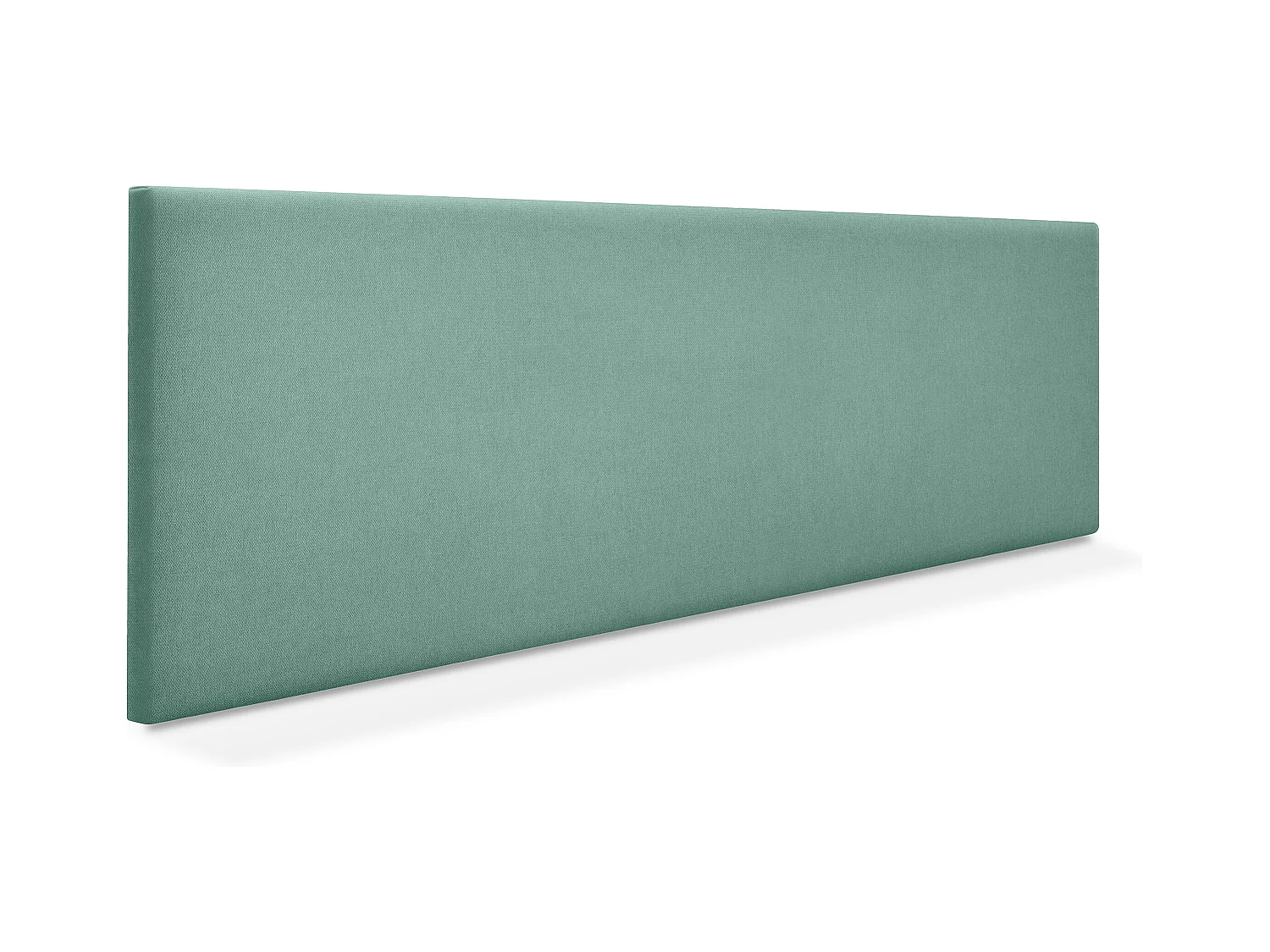 DHOME Tête de lit en tissu Aqualine lisse 150x50cm Lits 150 - Vert d'eau