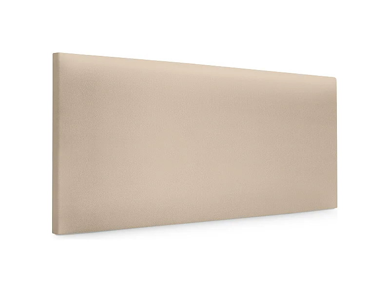 DHOME Tête de lit simili cuir lisse 110x50cm Lits 105 - Beig