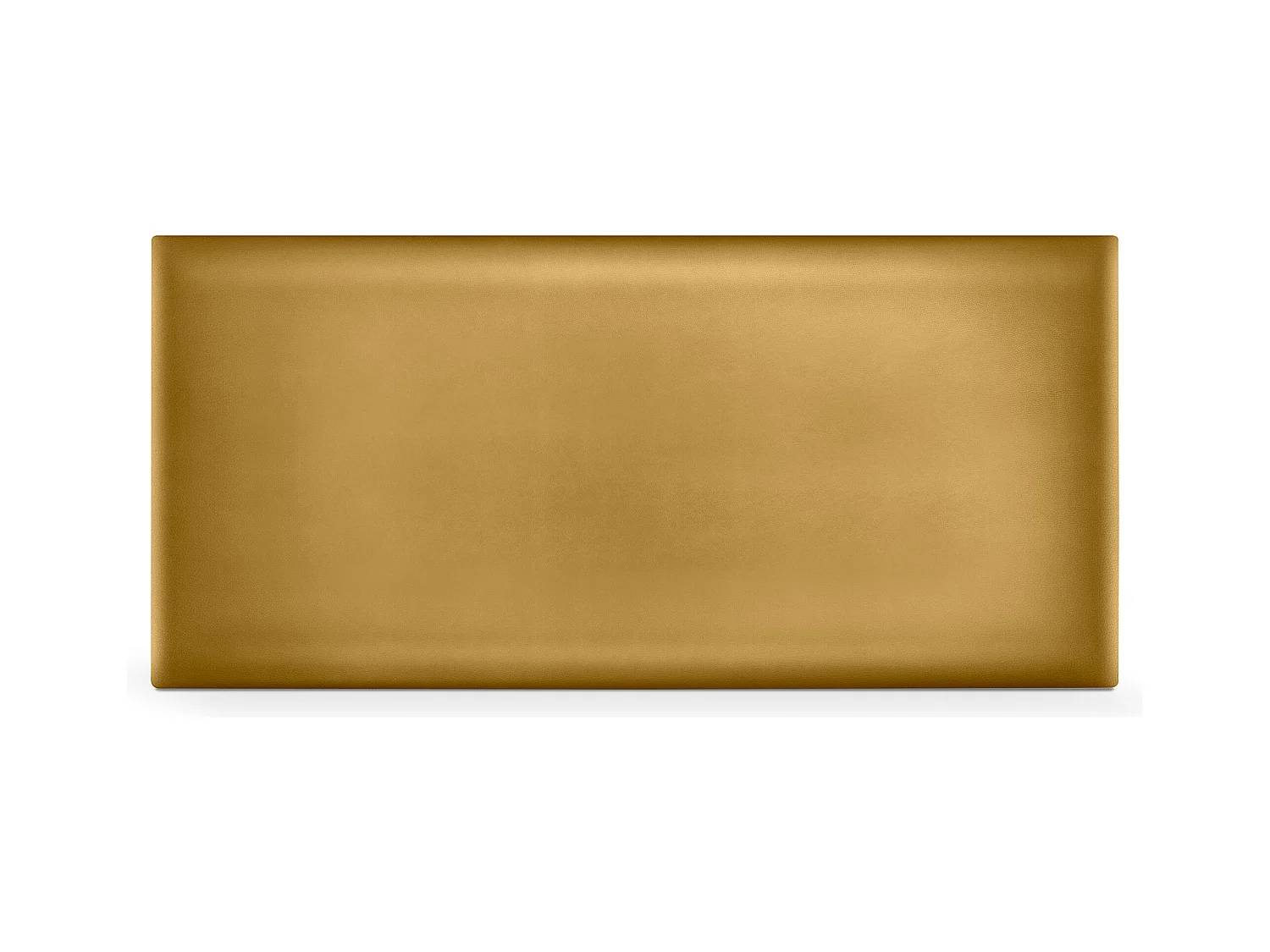 DHOME Tête de lit simili cuir lisse 110x50cm Lits 105 - Doré