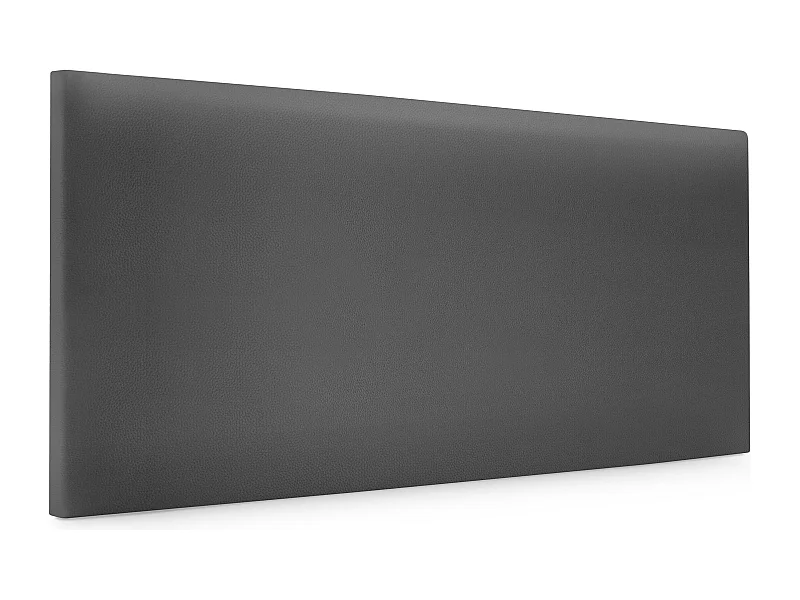 DHOME Tête de lit simili cuir lisse 110x50cm Lits 105 - Gris