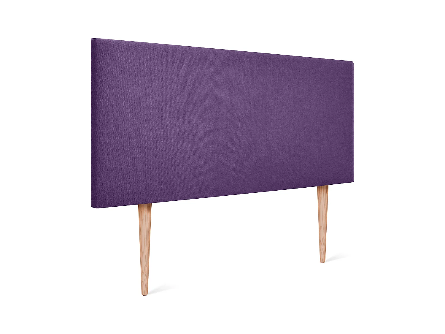 DHOME Tête de lit en tissu Aqualine lisse 90x105cm avec pieds Lits 80/90 - Lila