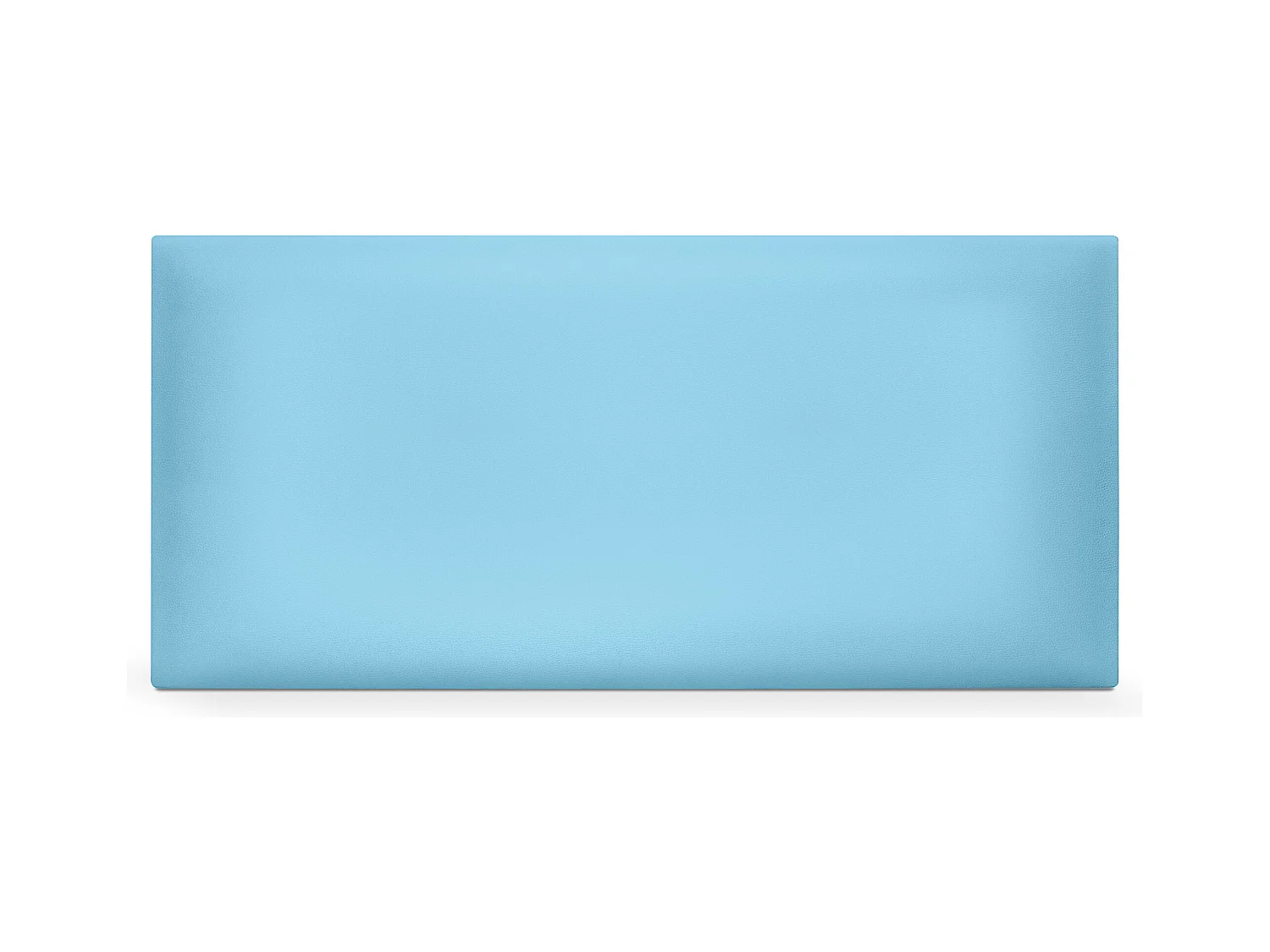 DHOME Tête de lit simili cuir lisse 95x50cm Lits 90 - Bleu Ciel