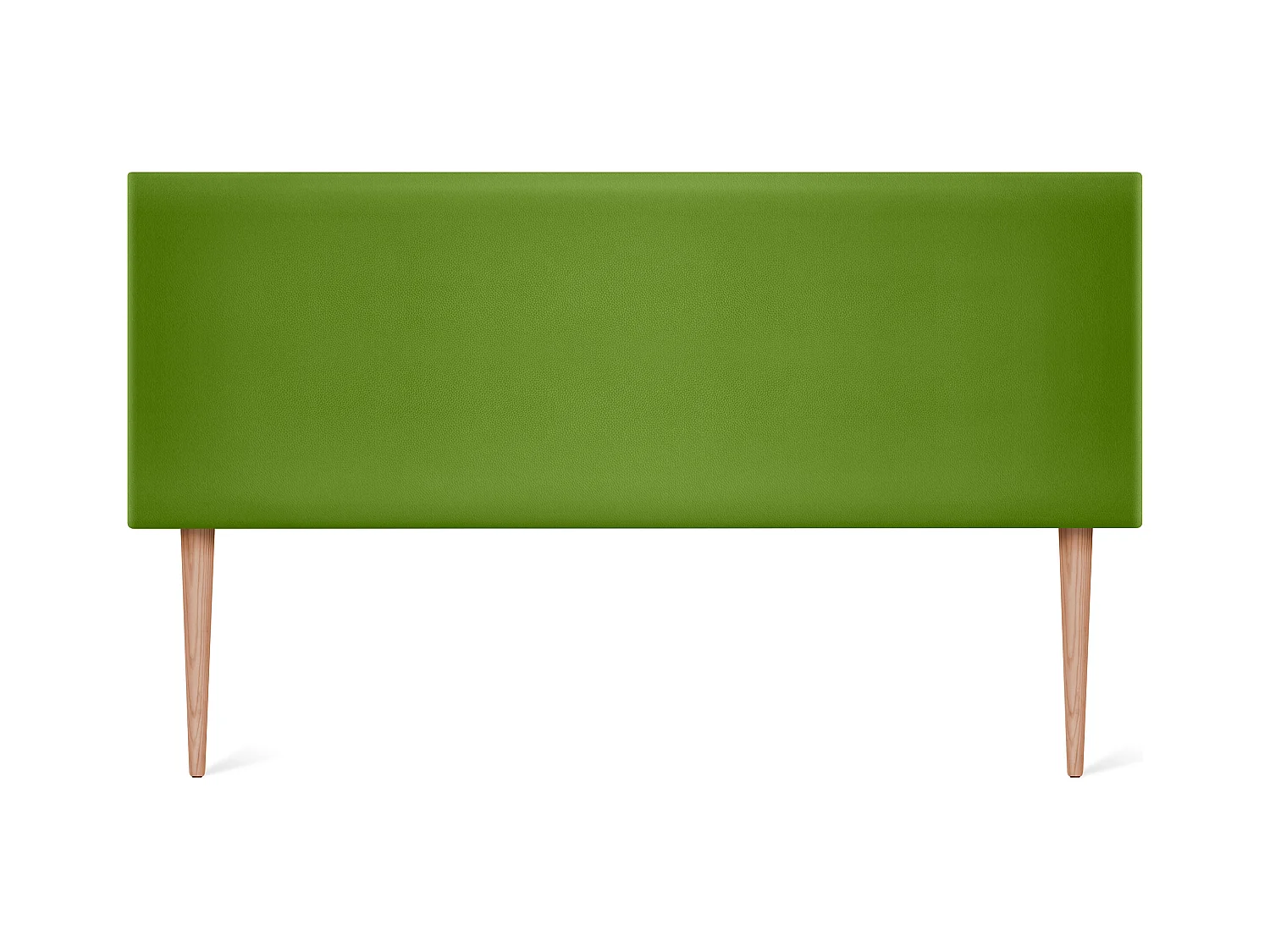 DHOME Tête de lit simili cuir lisse 150x105cm avec pieds Lits 150 - Vert