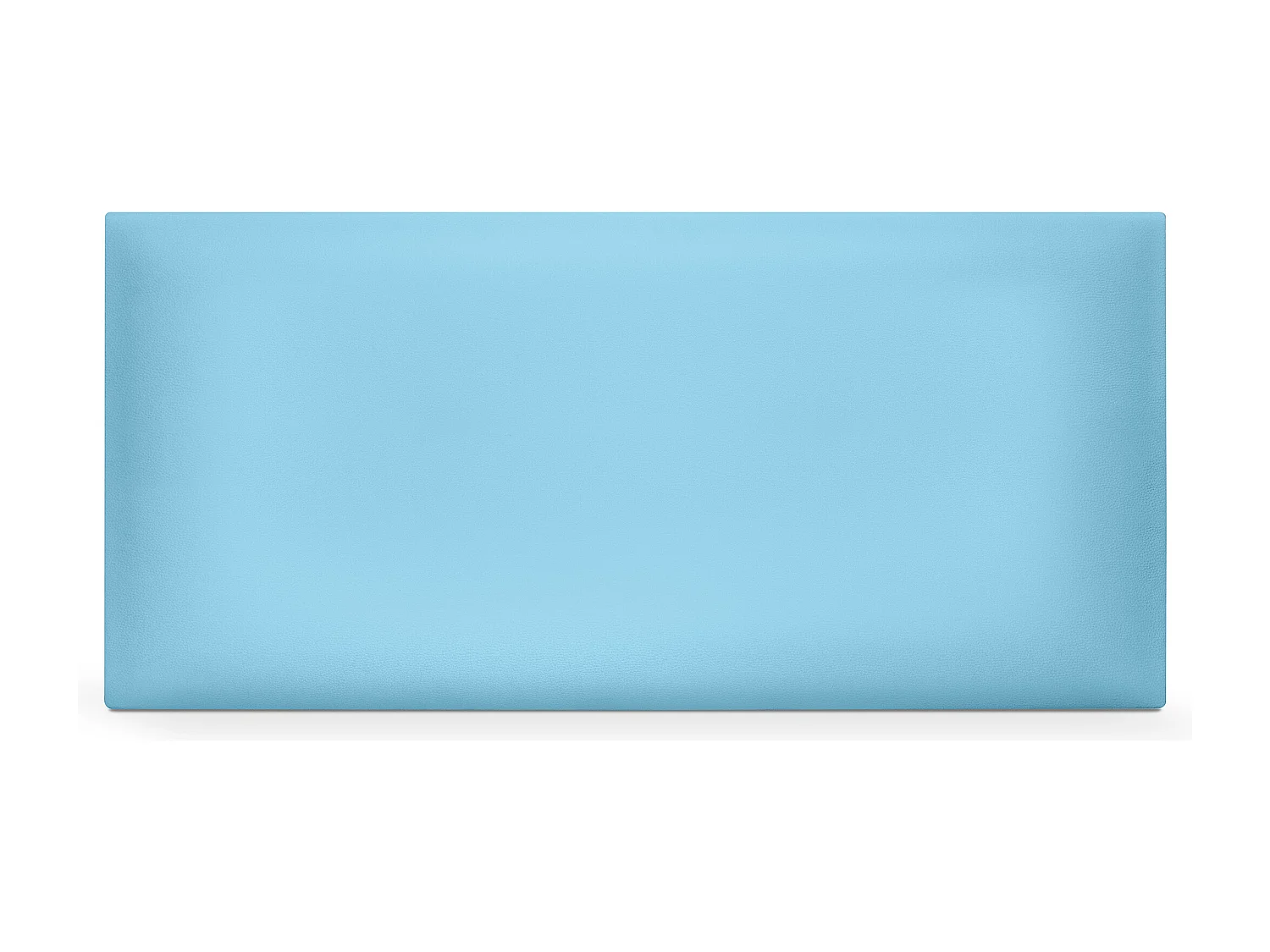 DHOME Tête de lit simili cuir lisse 105x50cm Lits 105 - Bleu Ciel