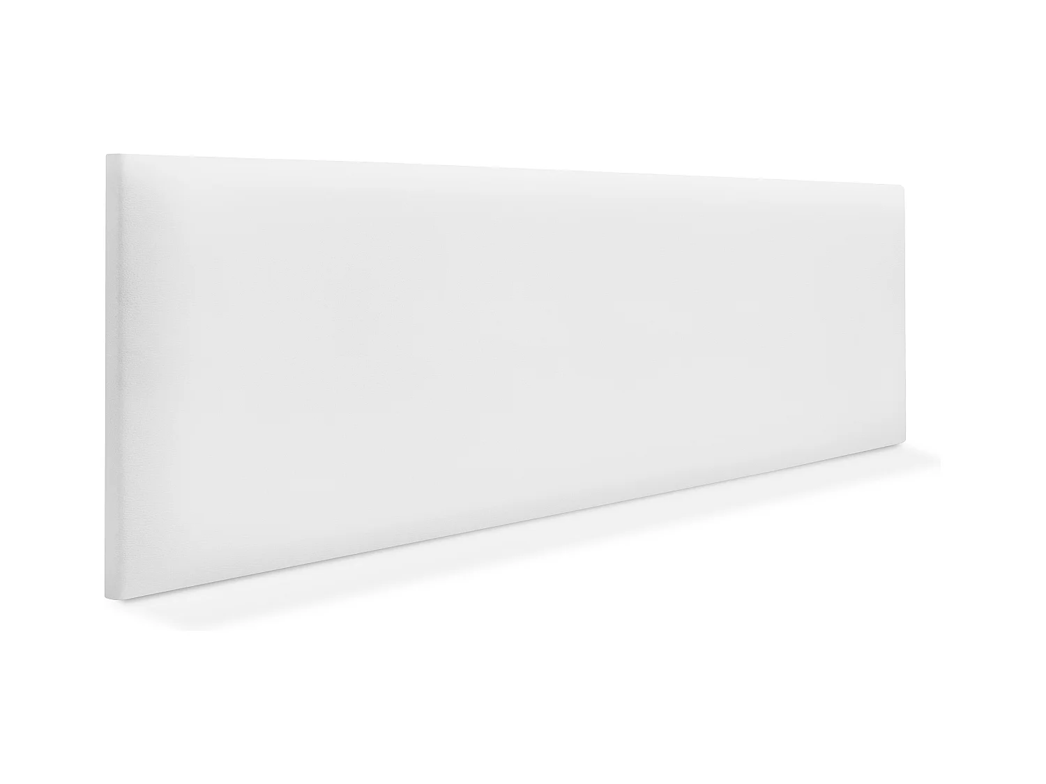 DHOME Kopfteil aus glattem Kunstleder 160x50cm Betten 150/160 - Weiß