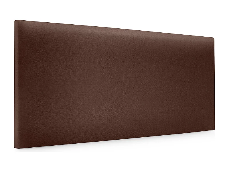 DHOME Glad kunstleer hoofdeinde 105x50cm bedden 105 - Chocolade