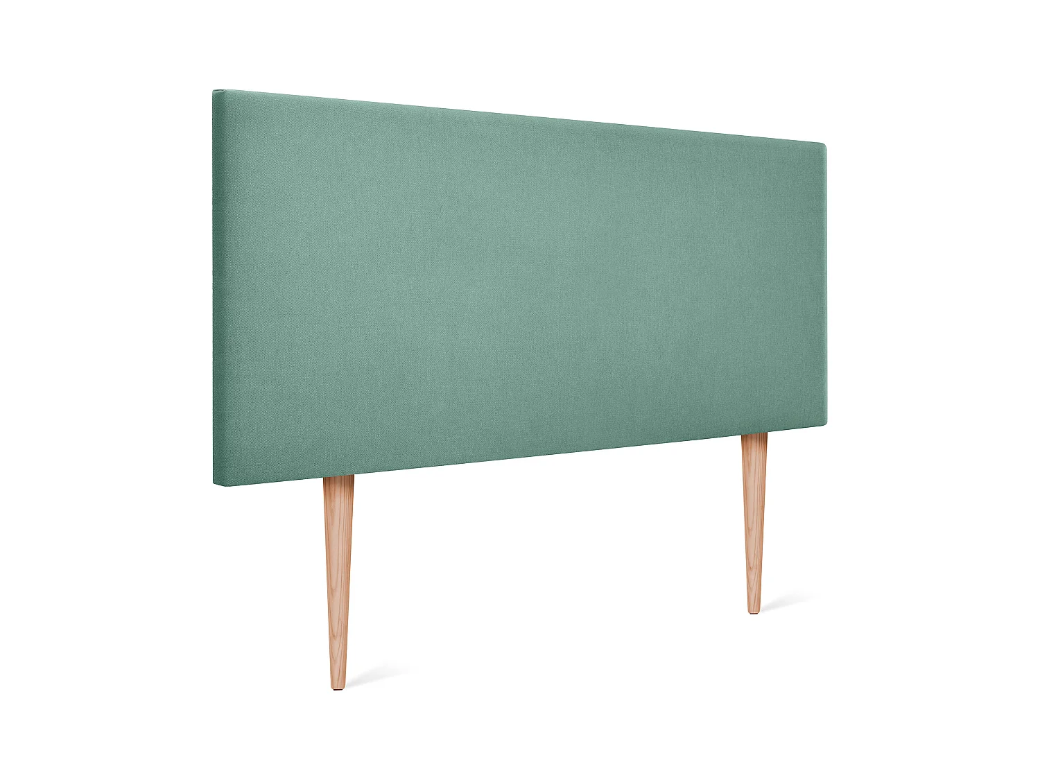 DHOME Testiera in de Tessuto Aqualine Liscio 90x105cm Con le gambe Letti 80/90 - verde acqua