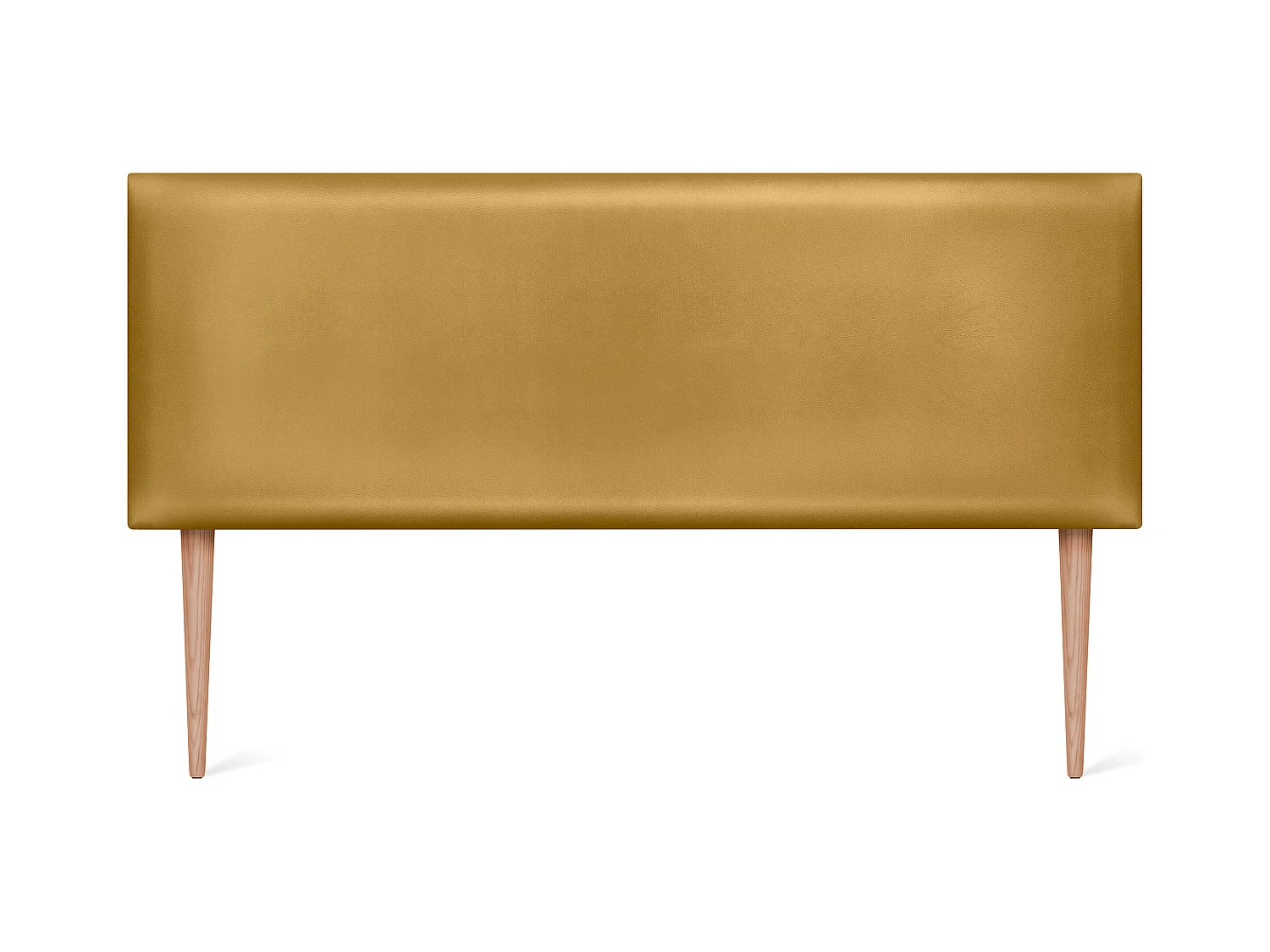 DHOME Kopfteil aus glattem Kunstleder 150x105cm Mit Beinen Betten 150 - Dorado