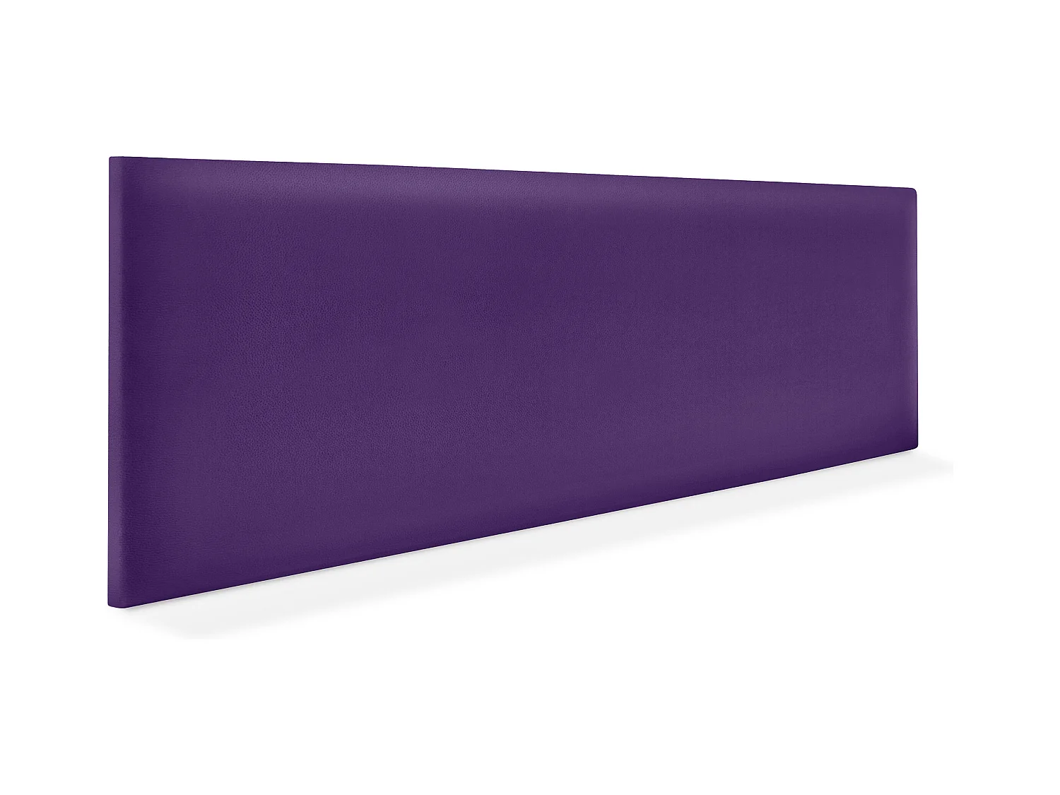 DHOME Tête de lit simili cuir lisse 145x50cm Lits 135/140 - Lila