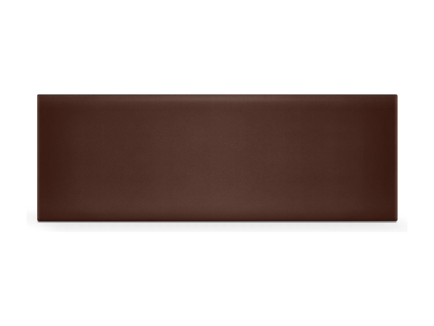 DHOME Tête de lit simili cuir lisse 145x50cm Lits 135/140 - Chocolat