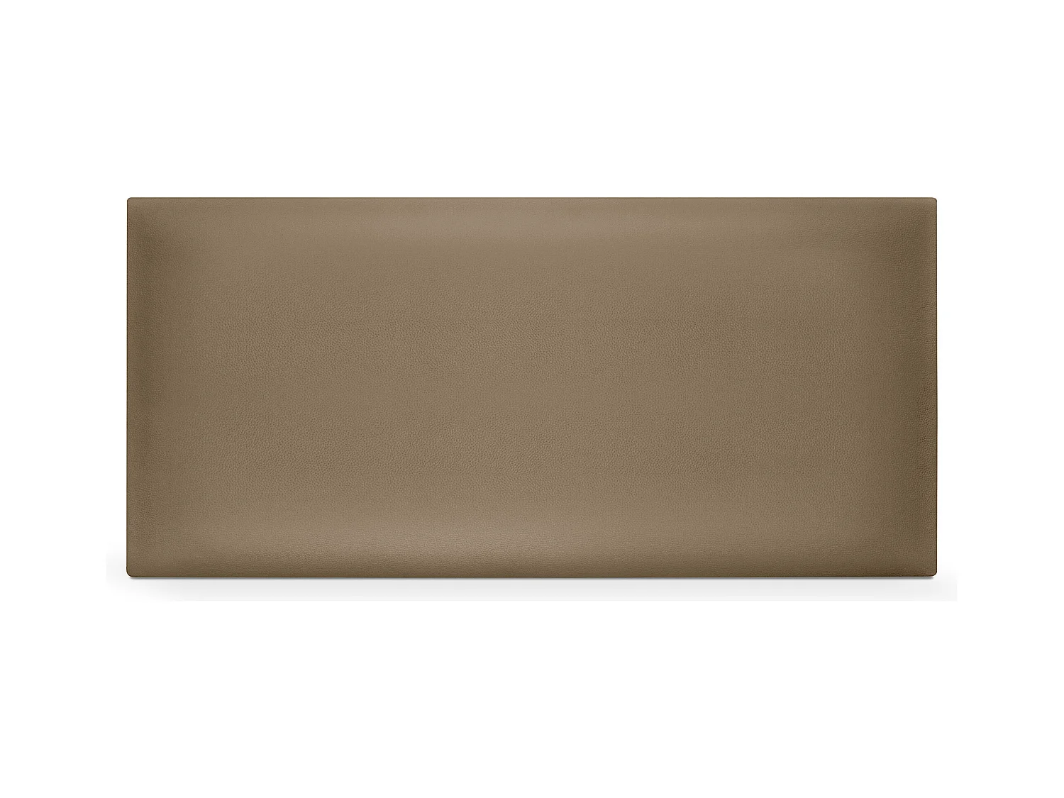 DHOME Tête de lit simili cuir lisse 105x50cm Lits 105 - Marron Clair