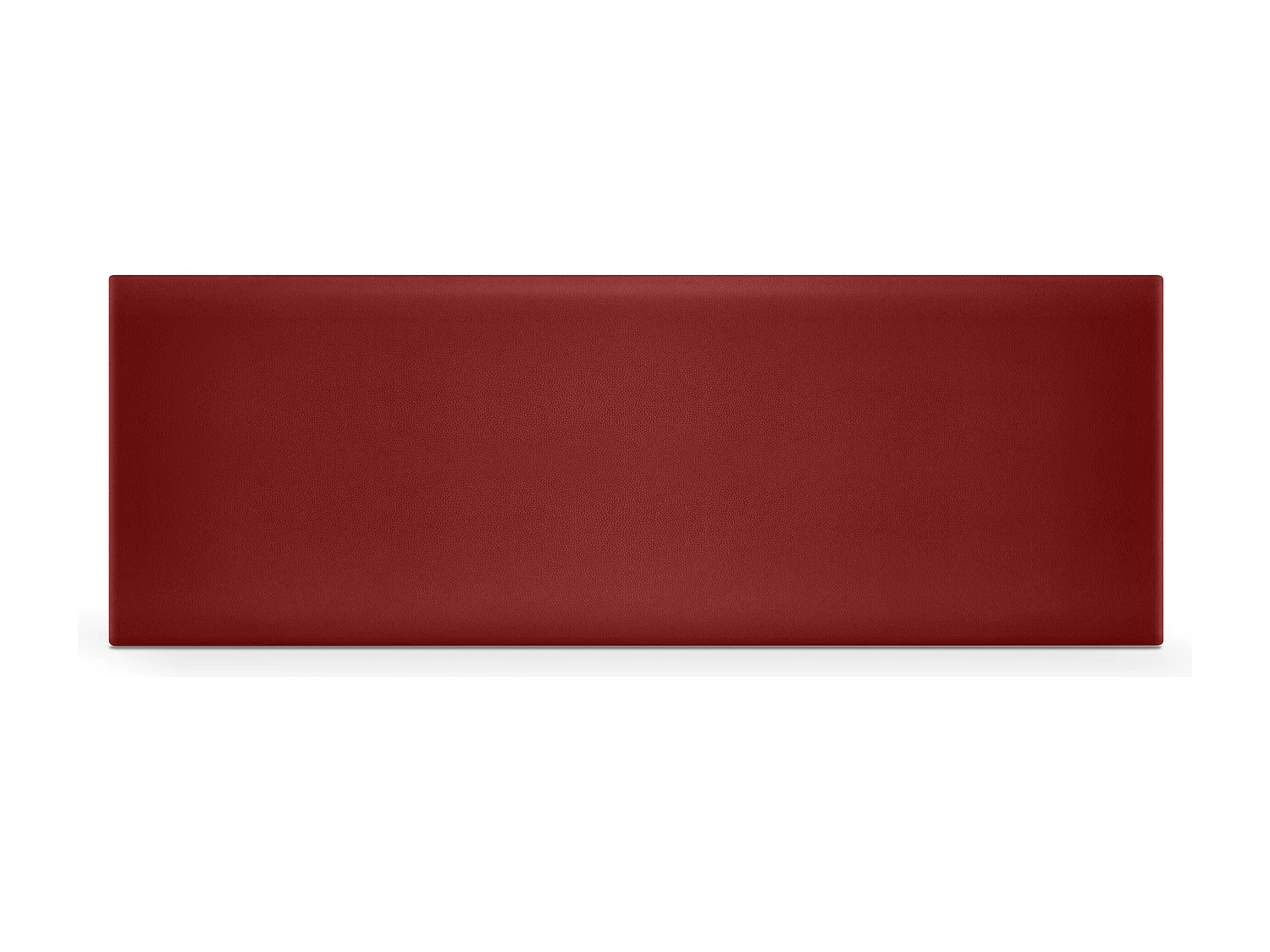 DHOME Tête de lit simili cuir lisse 145x50cm Lits 135/140 - Rouge