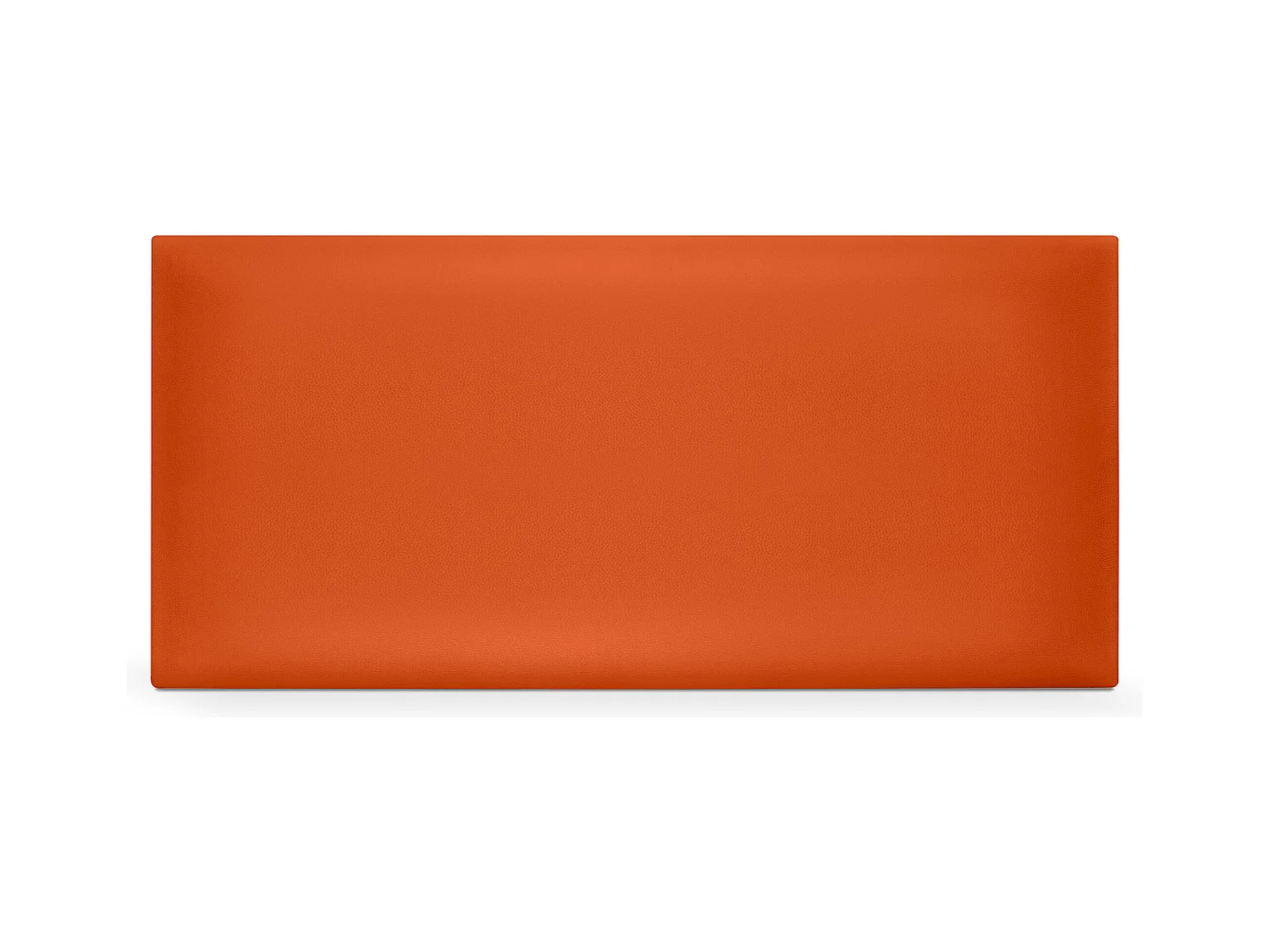 DHOME Tête de lit simili cuir lisse 95x50cm Lits 90 - Orange