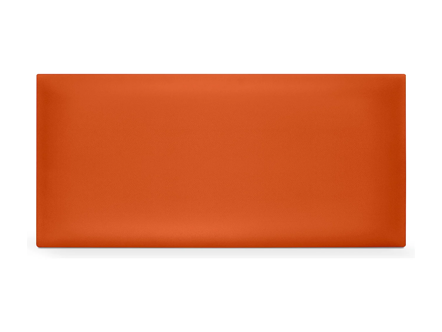 DHOME Tête de lit simili cuir lisse 95x50cm Lits 90 - Orange