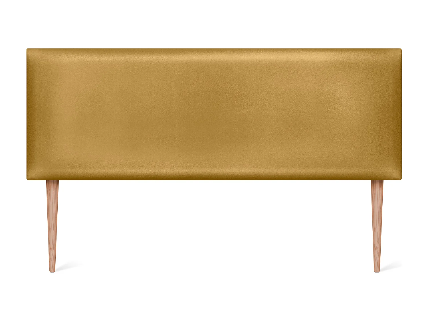 DHOME Kopfteil aus glattem Kunstleder 145x105cm Mit Beinen Betten 135/140 - Dorado