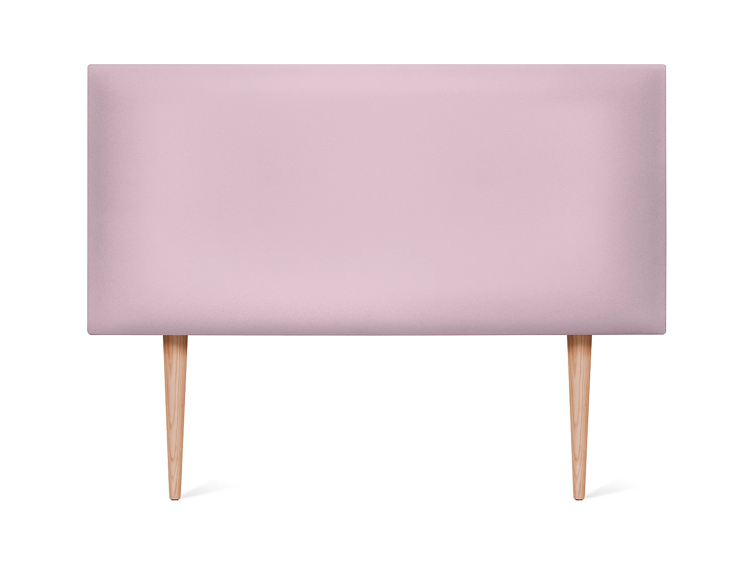 DHOME Tête de lit simili cuir lisse 110x105cm avec pieds Lits 105 - Rose