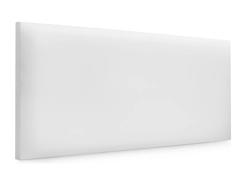 DHOME Kopfteil aus glattem Kunstleder 95x50cm Betten 90 - Weiß