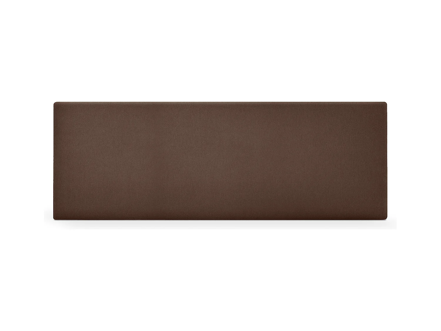 DHOME Testiera in de Tessuto Aqualine Liscio 150x50cm Letti 150 - Marrone