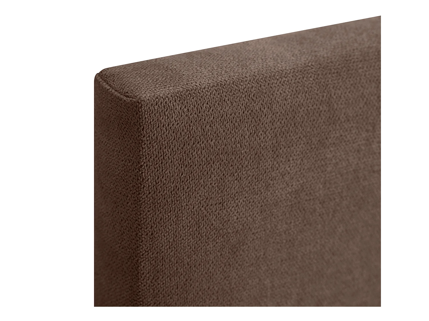 DHOME Testiera in de Tessuto Aqualine Liscio 150x50cm Letti 150 - Marrone