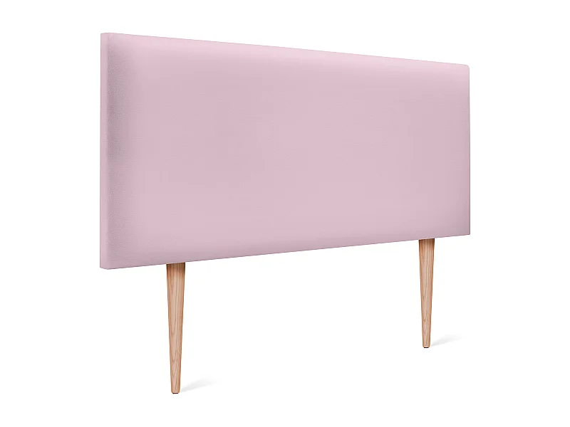 DHOME Kopfteil aus glattem Kunstleder 90x105cm Mit Beinen Betten 80/90 - Rosa