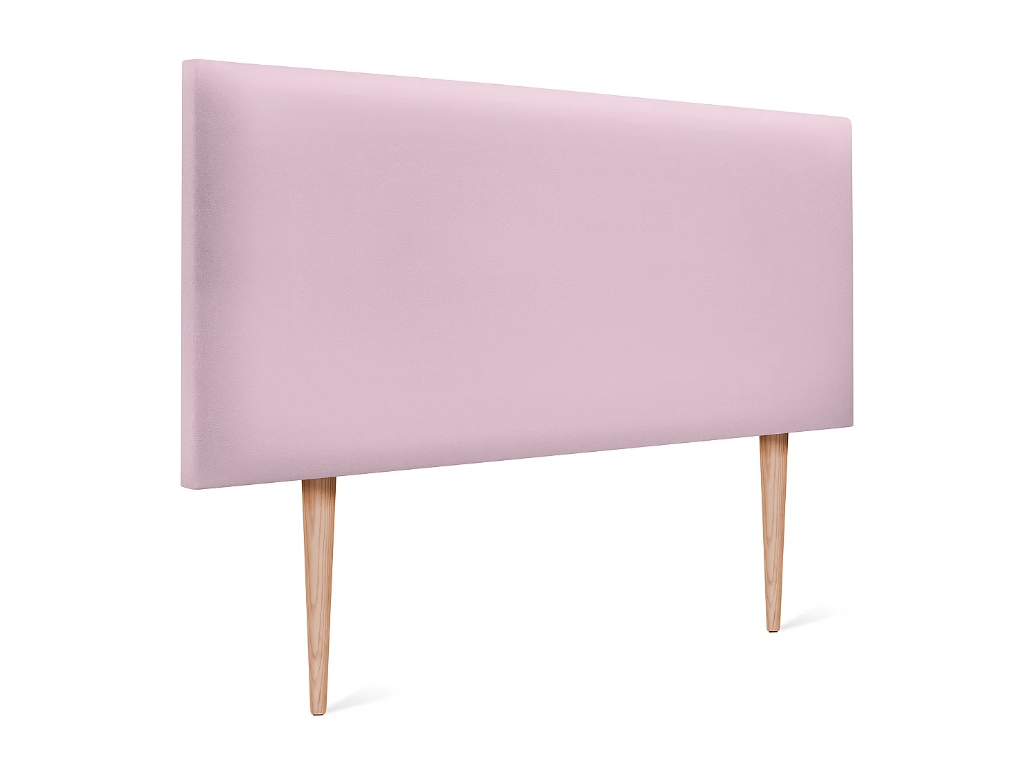 DHOME Tête de lit simili cuir lisse 90x105cm avec pieds Lits 80/90 - Rose