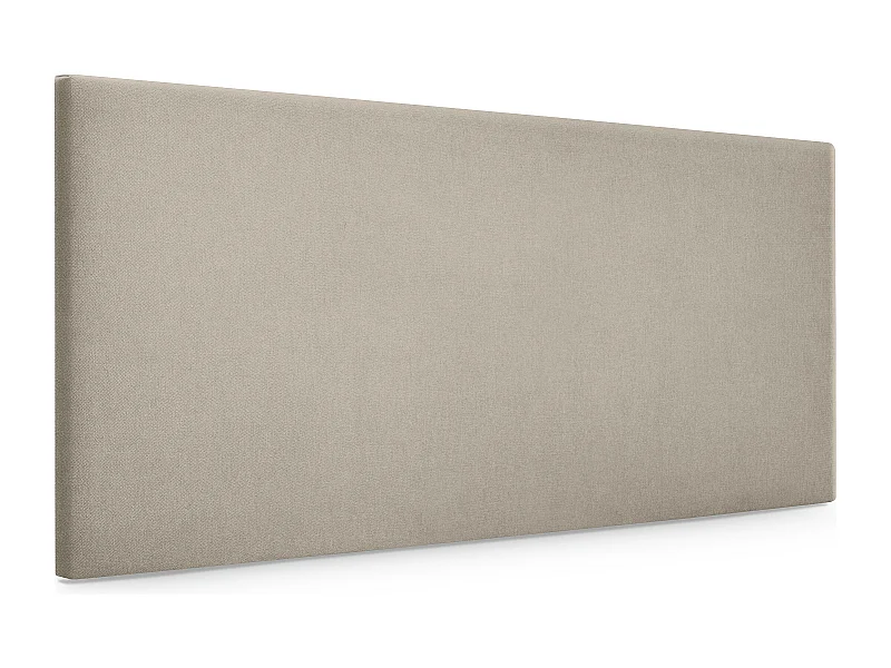 DHOME Tête de lit en tissu Aqualine lisse 90x50cm Lits 80/90 - Beig