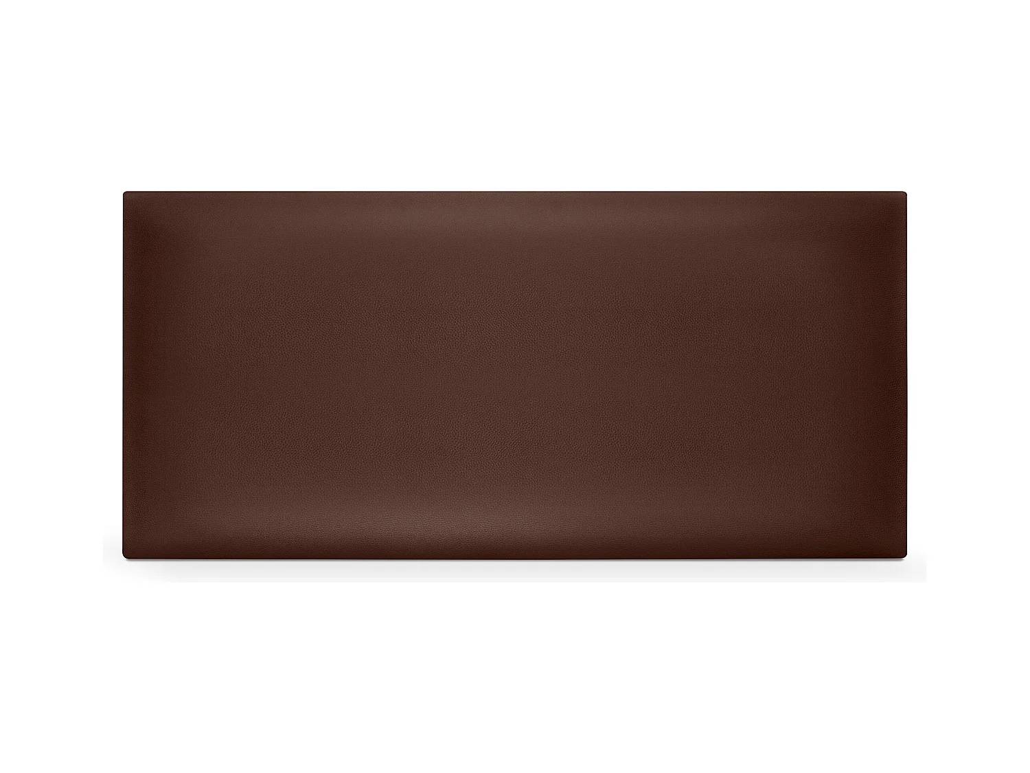 DHOME Tête de lit simili cuir lisse 90x50cm Lits 80/90 - Chocolat