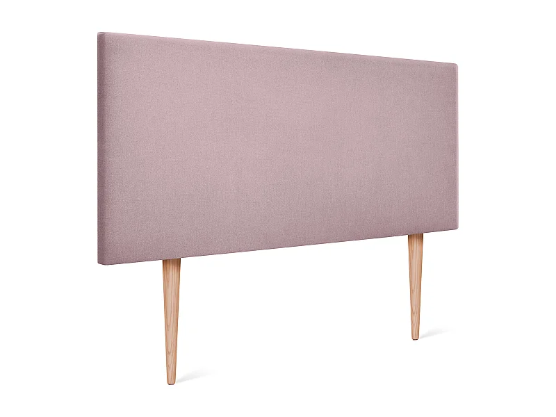 DHOME Stoff-Kopfteil Aqualine Glatt 95x105cm Mit Beinen Betten 90 - Lachs