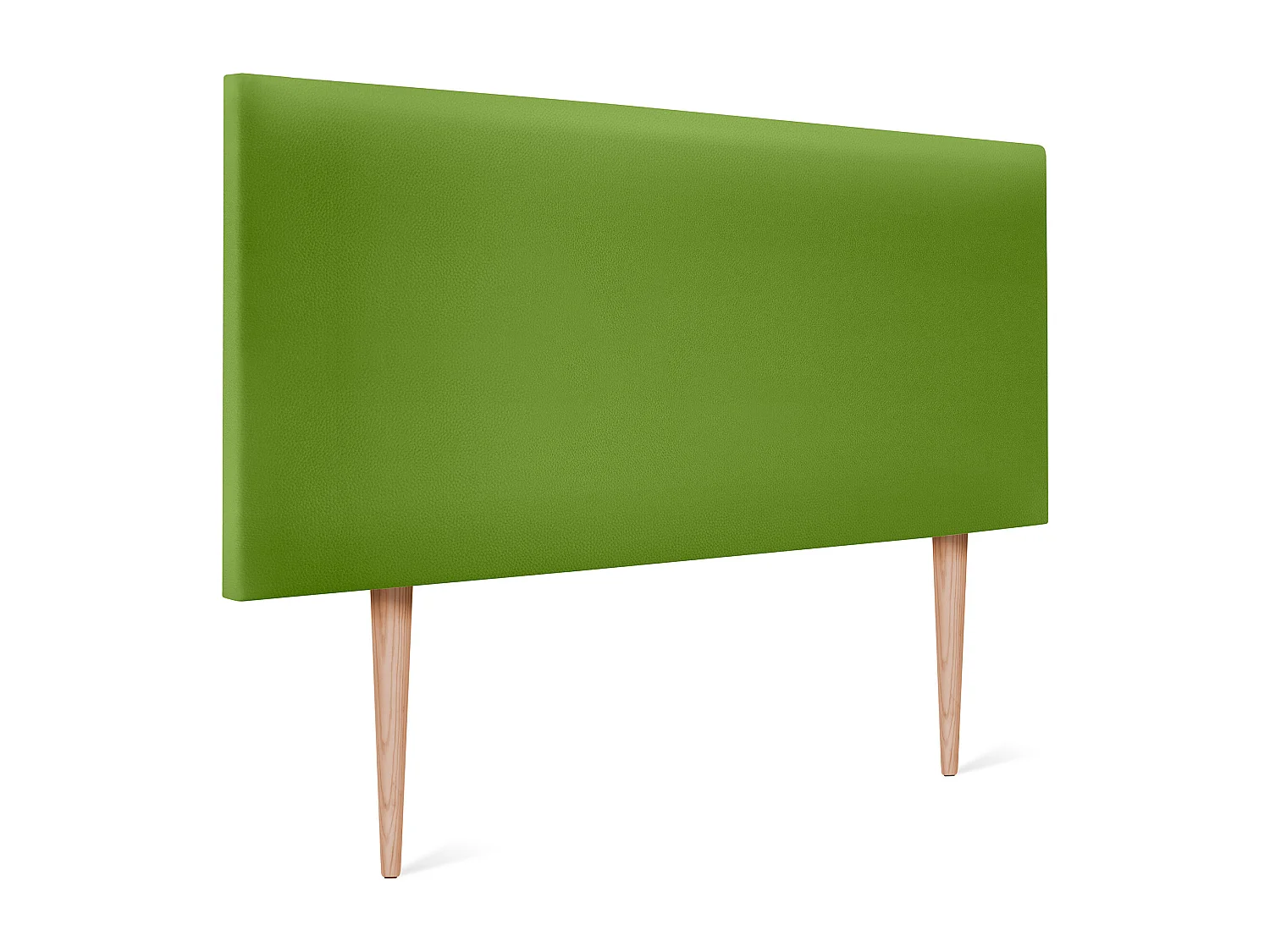 DHOME Tête de lit simili cuir lisse 110x105cm avec pieds Lits 105 - Vert